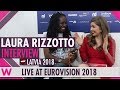 Laura Rizzotto (Latvia) Interview  @ Eurovision 2018 | wiwibloggs