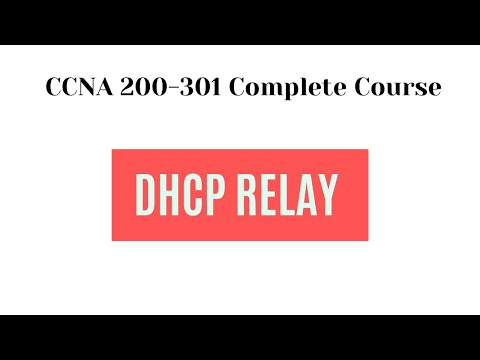 DHCP relay using Cisco packet tracer | IP-helper address