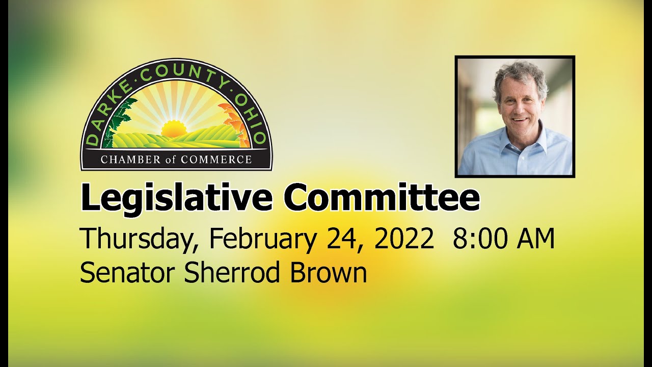 Darke County Chamber of Commerce Legislative Committee with Senator