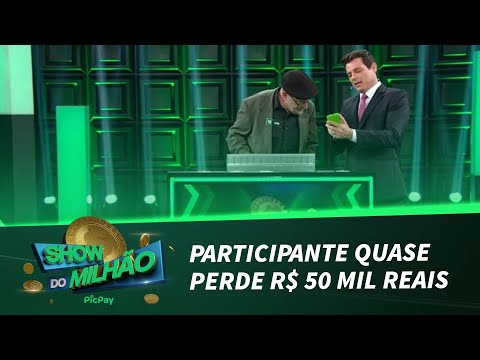 No último instante, participante quase perde R$ 100 mil reais