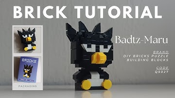 How to Build Badtz-Maru | Zhi Duo Pin 智多拼 DIY Bricks Puzzle Building Blocks Q5045 (144 Pieces)
