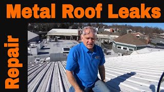 DO NOT repair your Metal Roof Leak before watching this  Results are AMAZING