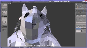 Modelling a Character in Blender part 2 - 2 / 2
