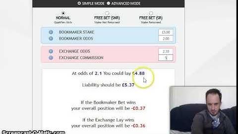 How to use the matched betting calculator