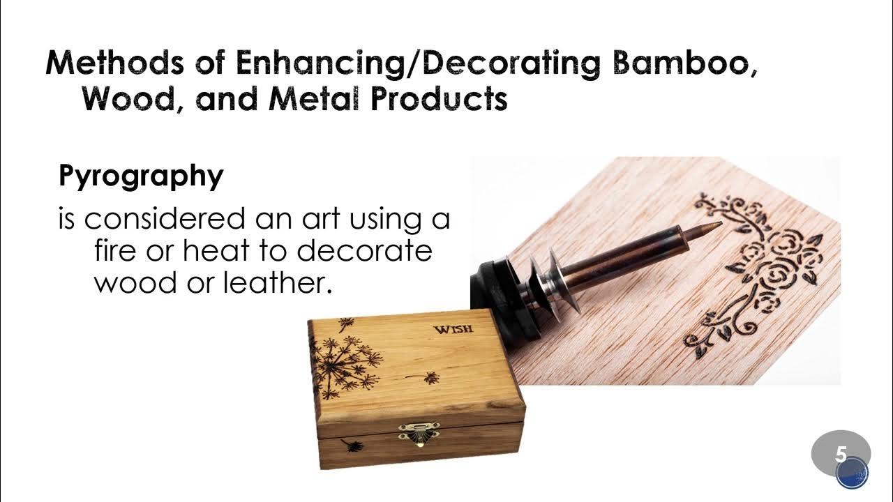 INDL ARTS LESSON 1 Importance and Methods of Enhancing Decorating