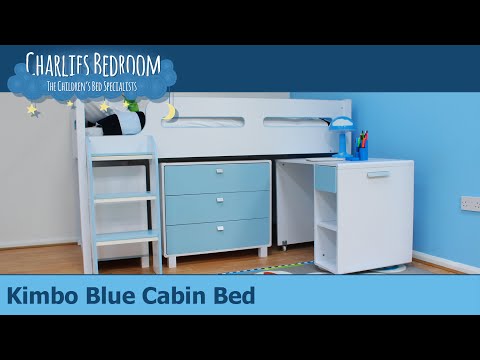 Kimbo Blue Cabin Bed Charlies Bedroom Youtube