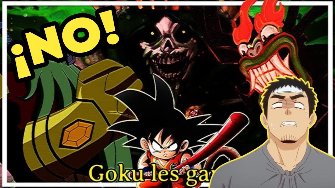 GOKU CHIKITO NO PUEDE CONTRA LOS VILLANOS DE CARTOON NETWORK - ENGAIL REACCIONA