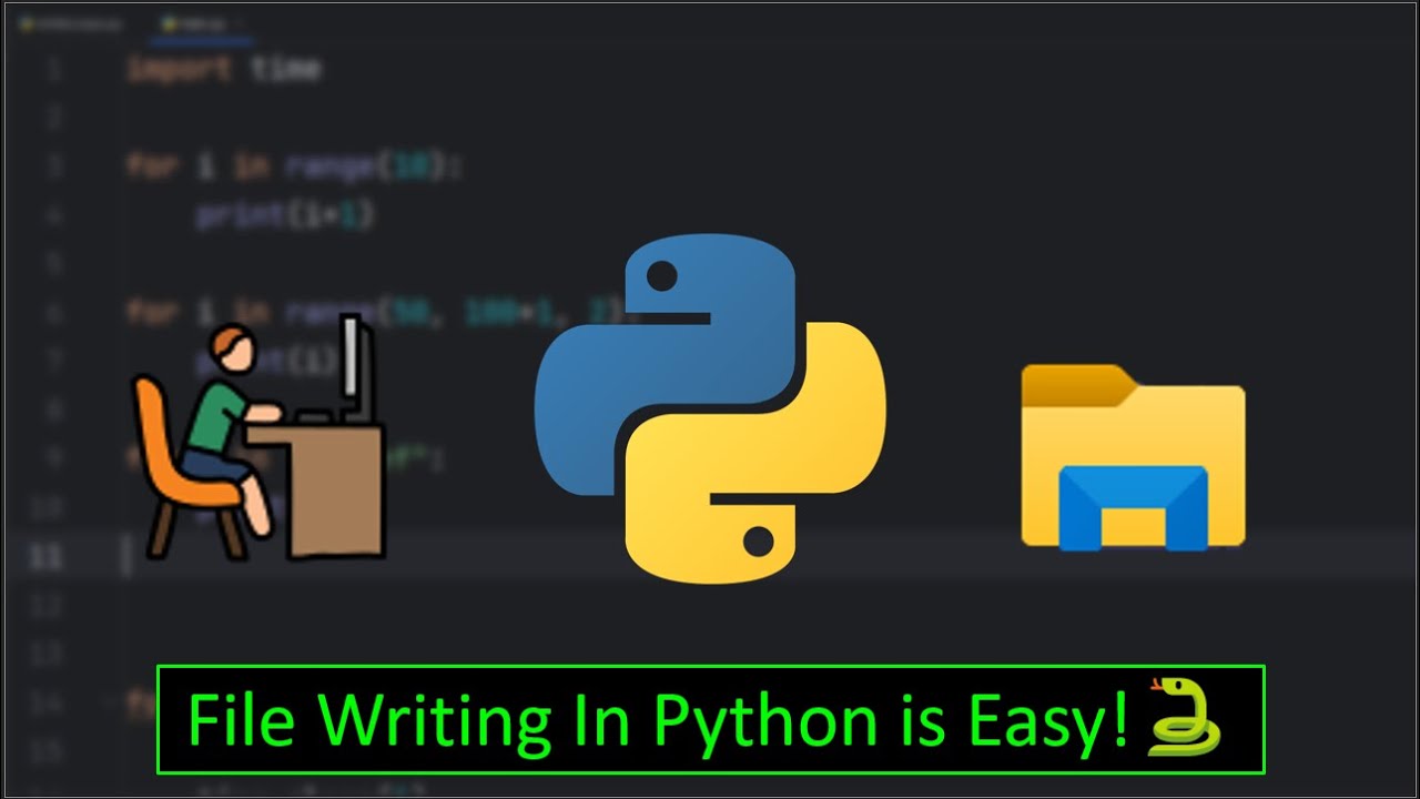 File Writing In Python is Easy!🐍 - YouTube