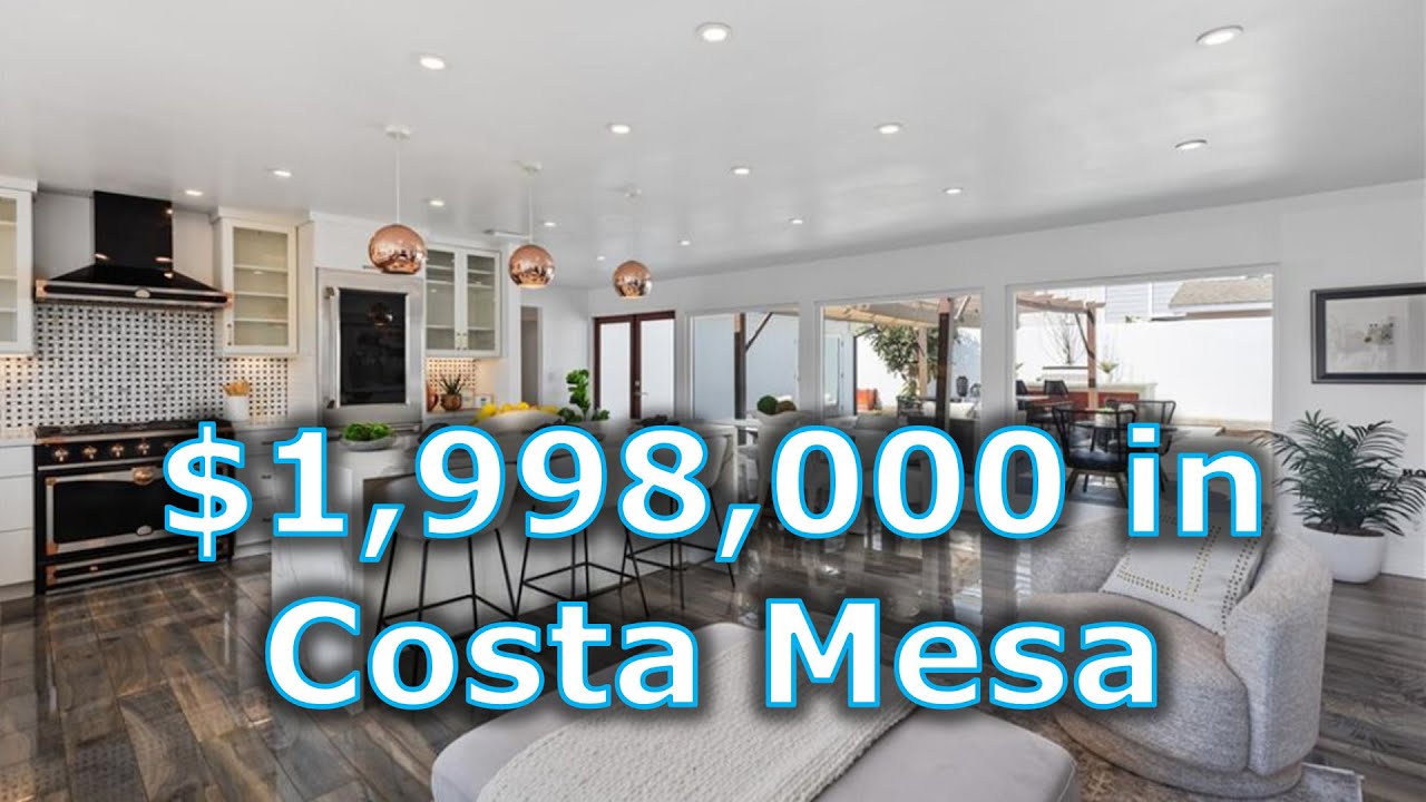 3 bed, 2 bath, 1944 sqft in Costa Mesa: $1,998,000