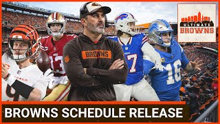 CLEVELAND BROWNS SCHEDULE RELEASE INSTANT REACTION