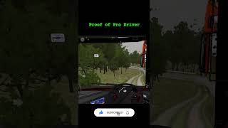 Dangerous hill turn vs Long sleeper volvo bus #bussid