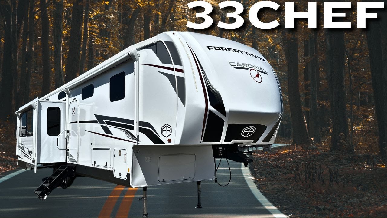 CHEFS FIFTHWHEEL WITH REAR KITCHEN || 2026 Forest River RV Cardinal 33CHEF!