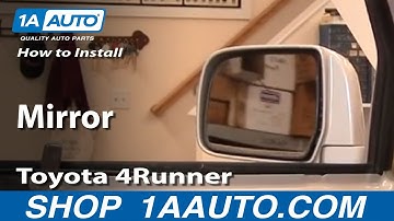 How to Replace Mirror 97-99 Toyota 4Runner