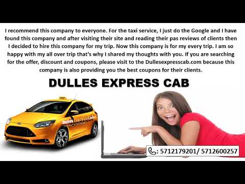 Are You Looking for The Discount, Offer and Coupons on Your Dulles Airport Taxi Cab Rides