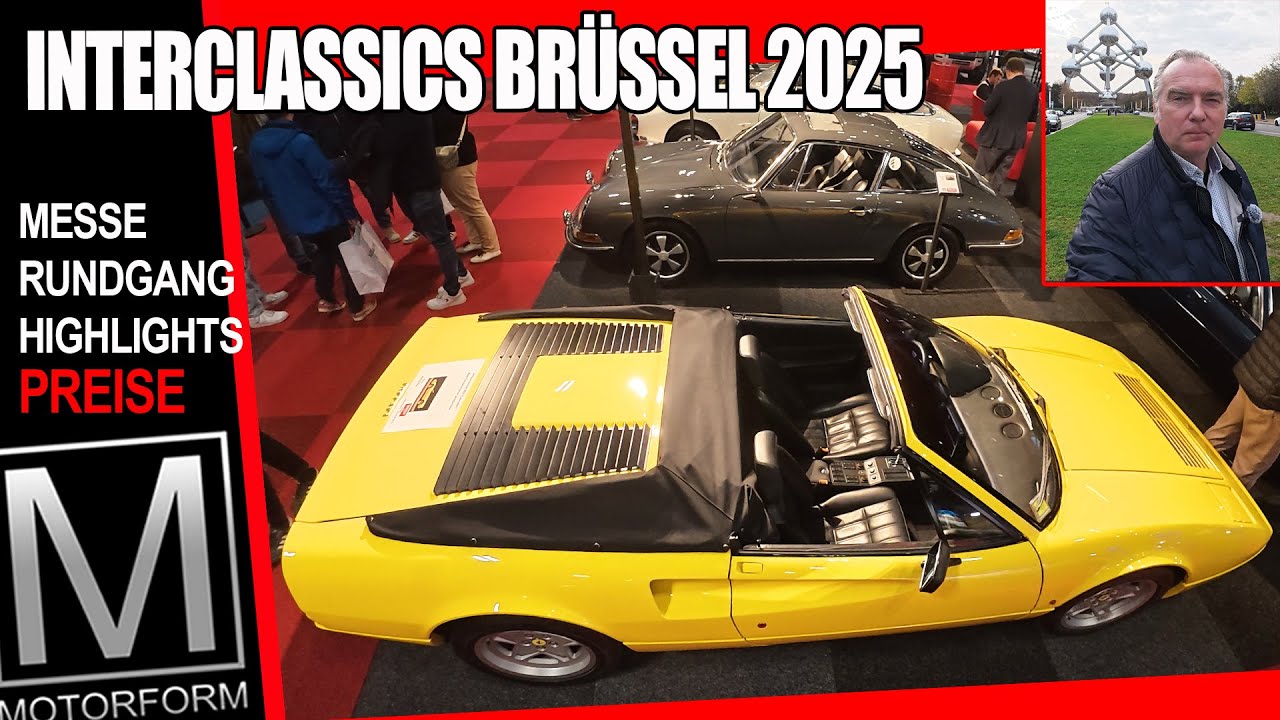 SEHR SELTENE OLDTIMER ! Messe-Rundgang Interclassics Brüssel 2025