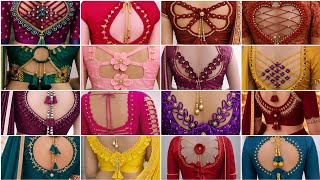 50 Trending Blouse Back Neck Designs Latest Stylish Blouse Design New Model Blouse Designs 2026