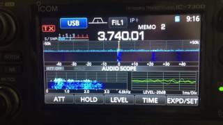 Navigational warning in 80m USB