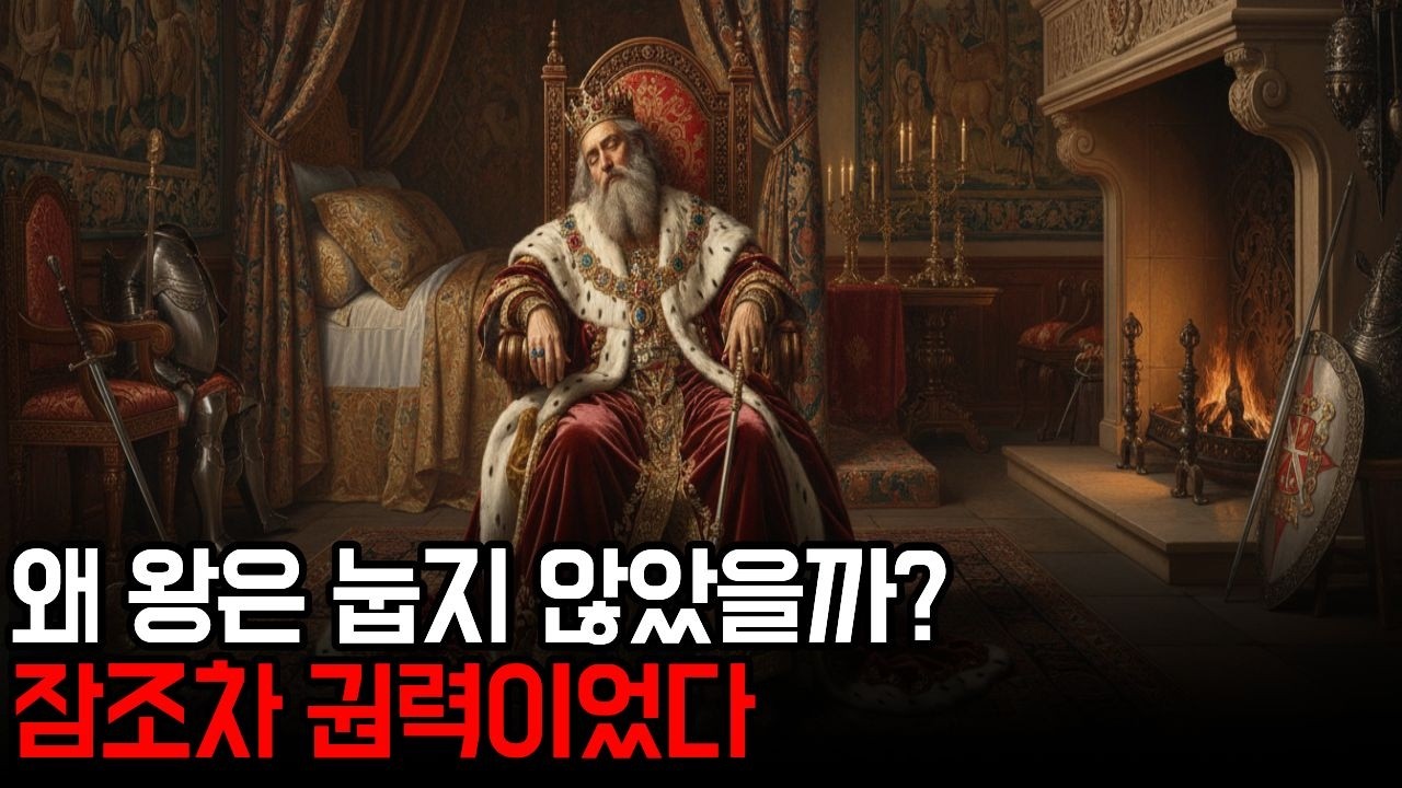 왜 유럽 왕들은 눕지 않았을까? 잠자는 자세에도 계급이 있었던 중세의 진실