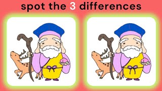 find the 3 difference |No607