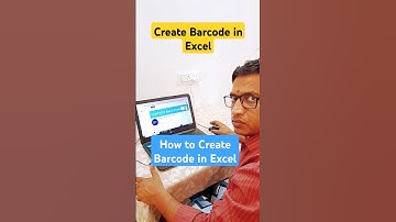 How to Generate Barcodes in Excel #shorts #barcode #excel