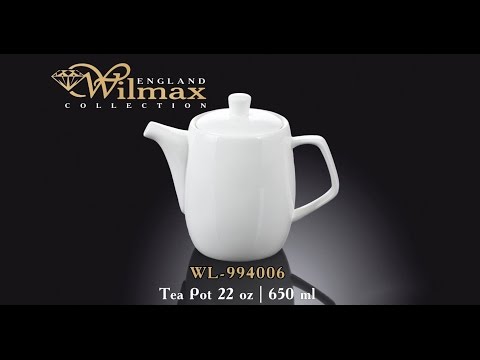 Фарфоровый заварочный чайник Wilmax 650мл WL-994006 - обзор Posudaclub.kiev.ua