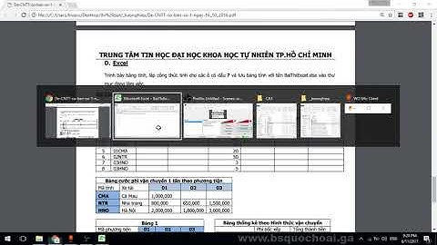 Tập 29 EXCEL Nhập dữ liệu và format bài làm   Chứng chỉ ứng dụng CNTT cơ bản