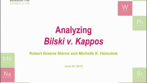 Analyzing Bilski v. Kappos Part 6