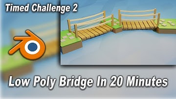 Low Poly Bridge In 20 Minutes (Blender 2.91)