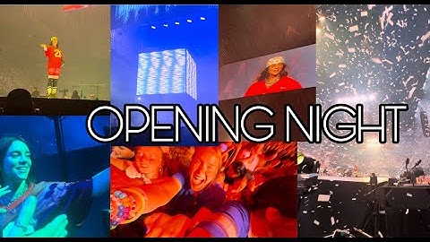 BILLIE EILISH OPENING NIGHT VLOG | barricade at hit me hard and soft tour | Quebec City, Canada