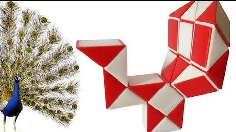 How to Make a Peacock on Snake Cube