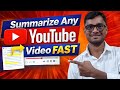 How to Summarize Any YouTube Video Using ChatGPT &amp; Cloud