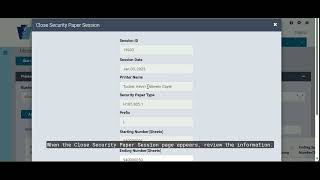 LR-How to Close a Security Paper Session Profile