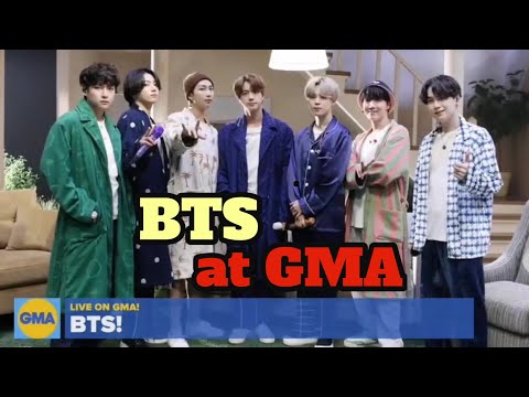 Bts Performs Life Goes On At Good Morning America