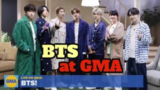 BTS performs LIFE GOES ON at Good Morning America