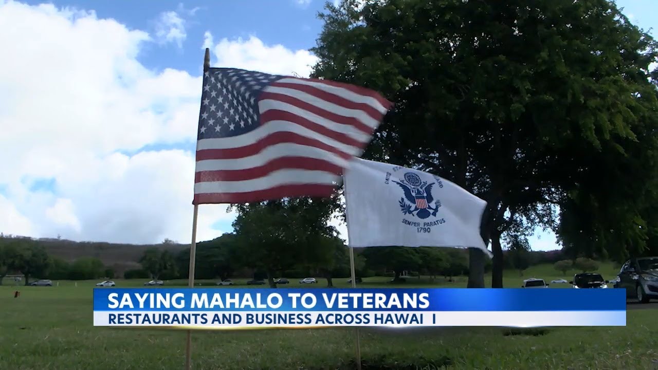 Veterans Day deals and holiday schedule in Hawaii