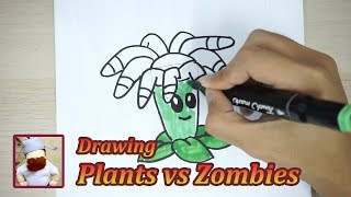 How To Draw Bloomerang, Iceberg Lettuce (Plants vs Zombies)