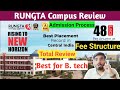 RUNGTA COLLEGE OF ENGINEERING AND TECHNOLOGY || 🔶PLACEMENT || 🔶FEE STRUCTURE || FULL 🔥DETAIL REVIEW