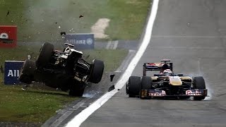 F1 2011 All Crashes Compilation