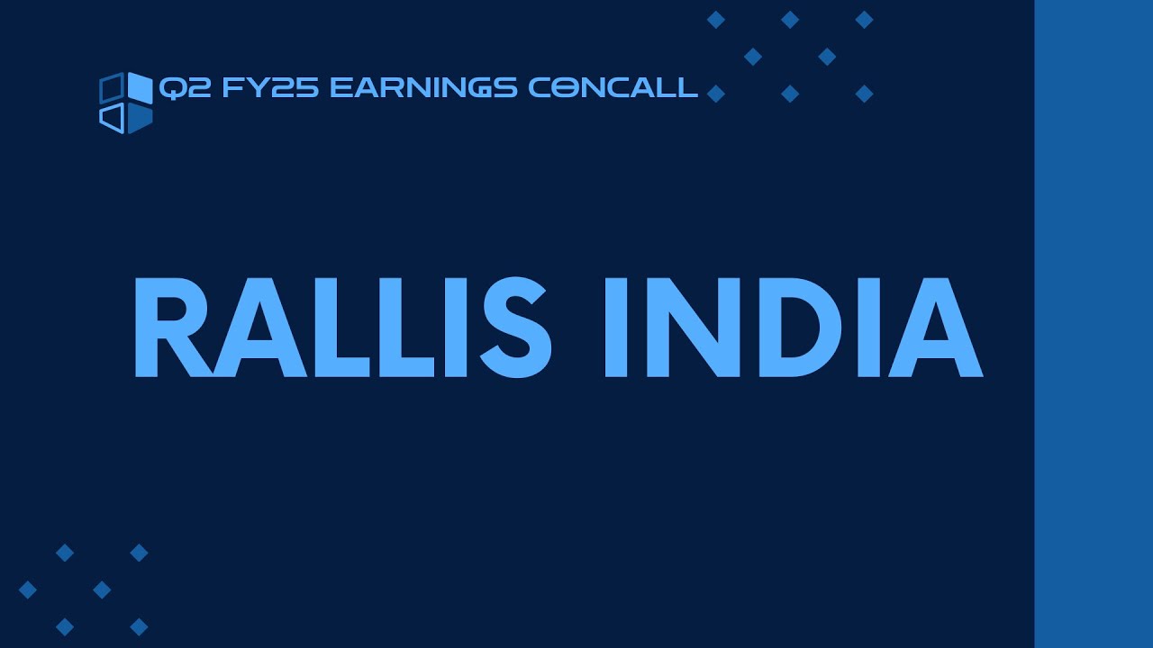 Rallis India Q2 FY24-25 Earnings Conference Call