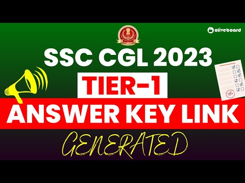 SSC CGL 2023 | SSC CGL TIER-1 Answer Key Out ? | SSC CGL Answer Key Link | Answer Key kaise dekhe