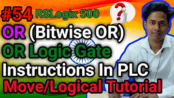 OR (Bitwise OR)/OR Logic Gate Instructions | #logicgates  | OR Gate | PLC Tutorials For Beginners