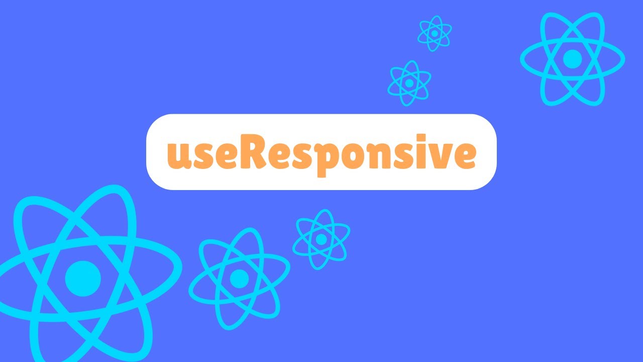 useResponsive custom react hook - YouTube
