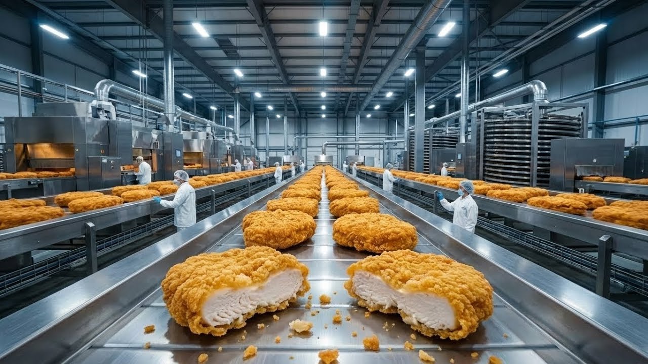 How Chicken Nuggets Are Made | From Meat to Pack (Inside a Factory)