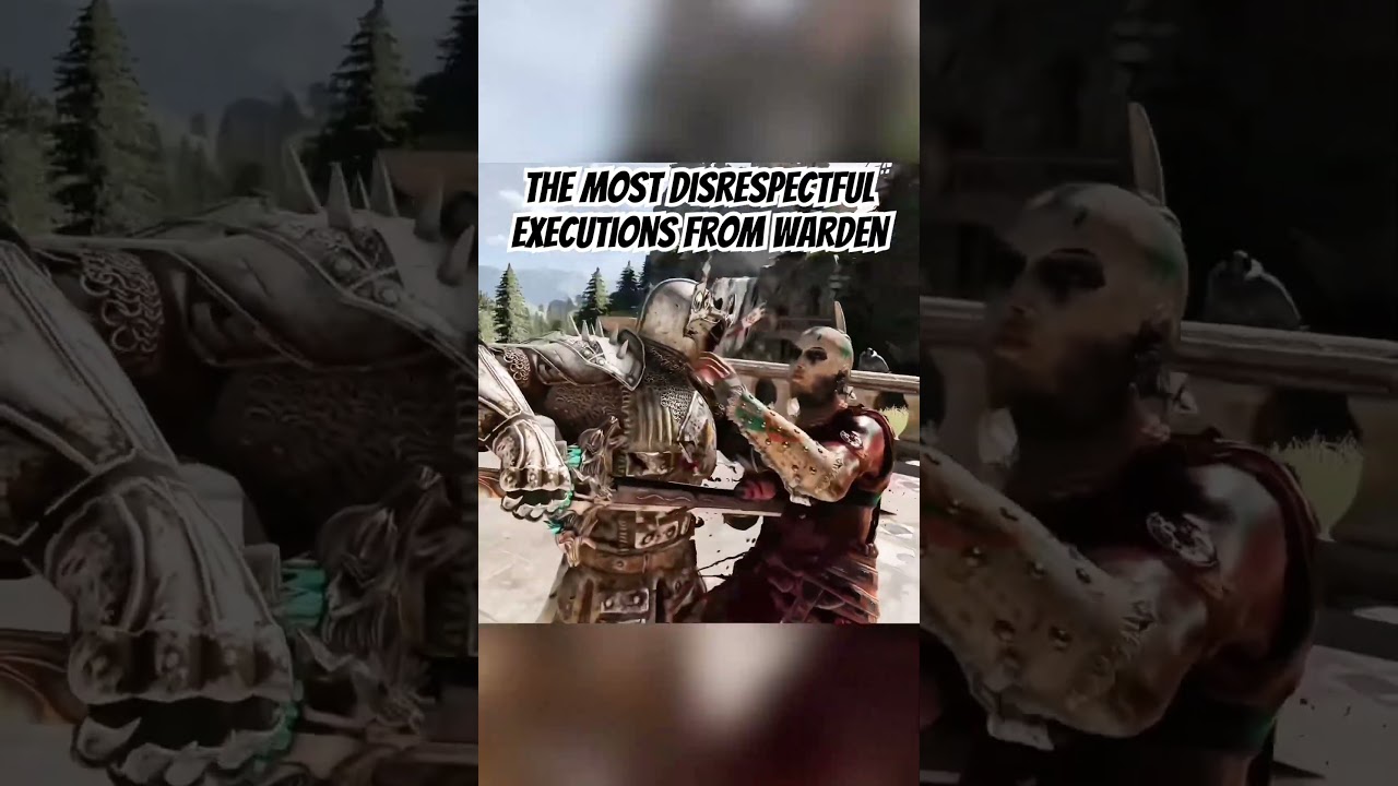 For honor - The most disrespectful executions from warden 