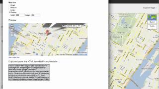 How to add Google Maps to your anaZana website screenshot 2