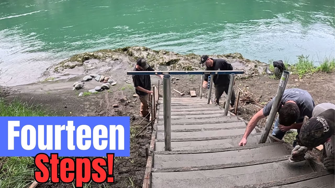 Steps Rotten Replace Rotten Steps with Concrete! - YouTube