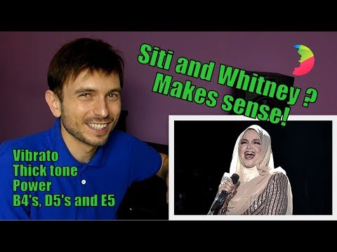 Vocal Coach YAZIK reacts to Siti Nurhaliza & Whitney Houston - MEMORIES