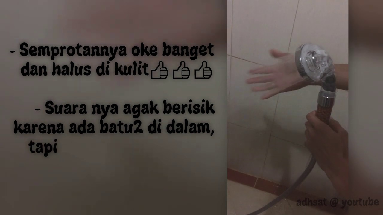 Review Mineral Shower Head Indonesia YouTube