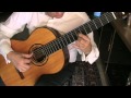 J. S. Bach Gavotte en Rondeau guitar BWV 1006a Segovia version