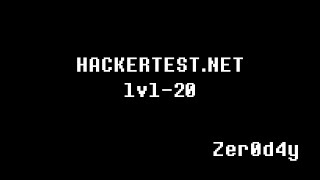 Hacker Test Lvl-20 Profile